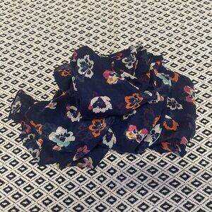 Floral snood scarf